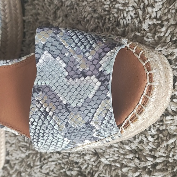 Franco SARTO snake skin ankle sandal 8M - Picture 6 of 7